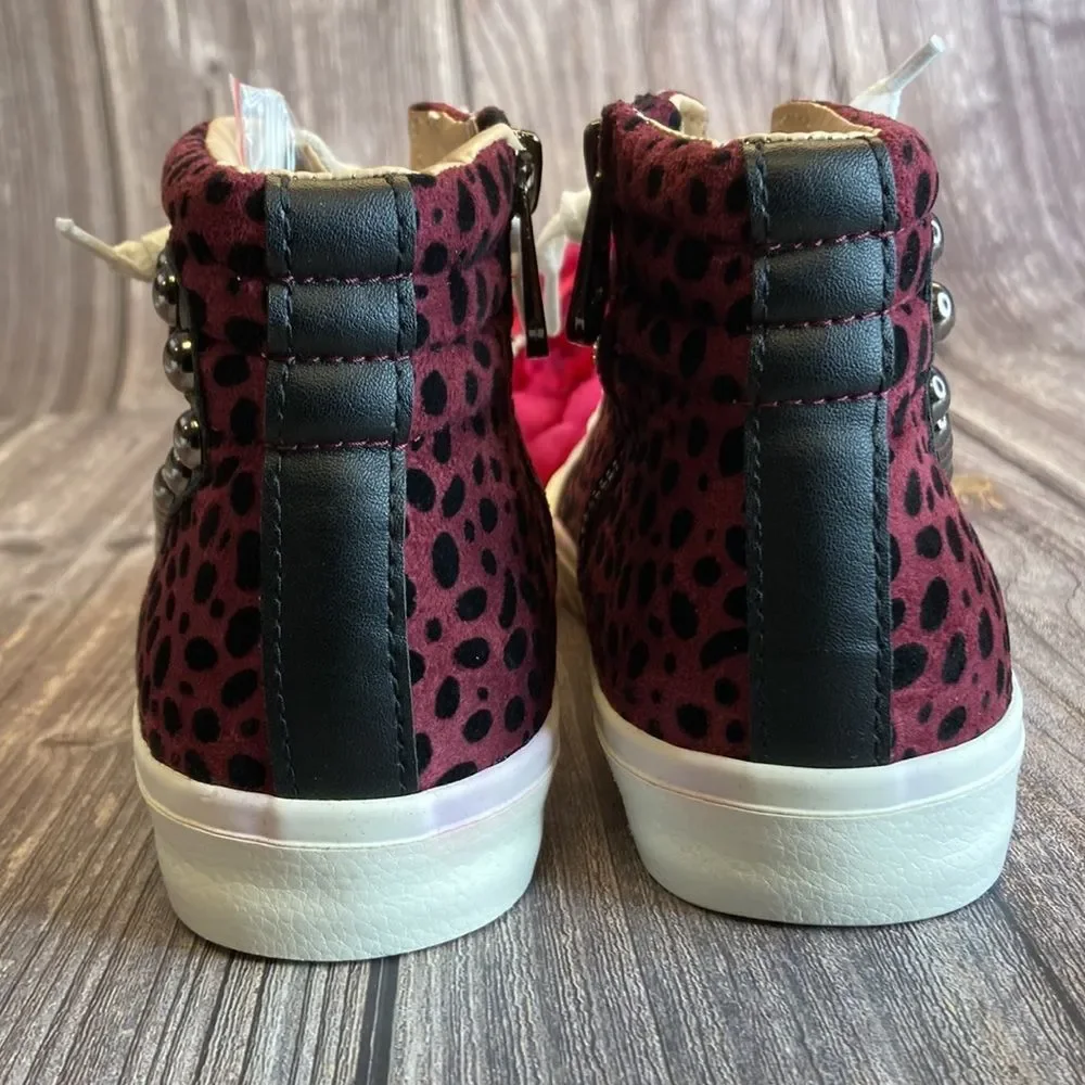 Vintage Havana Redeem Wine/Black Multi Mid-Top Sneakers - Picture 8 of 10